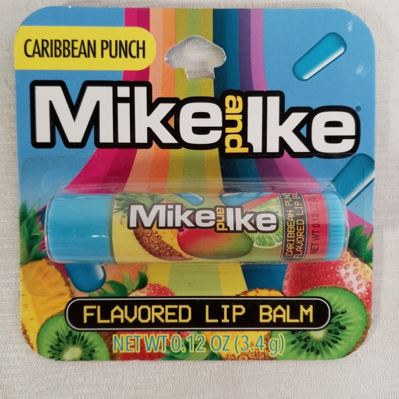 Mike and Ike Flavored Lip Balm Caribbean Punch Candy Kids FUN Gift Travel NIP - Picture 1 of 2